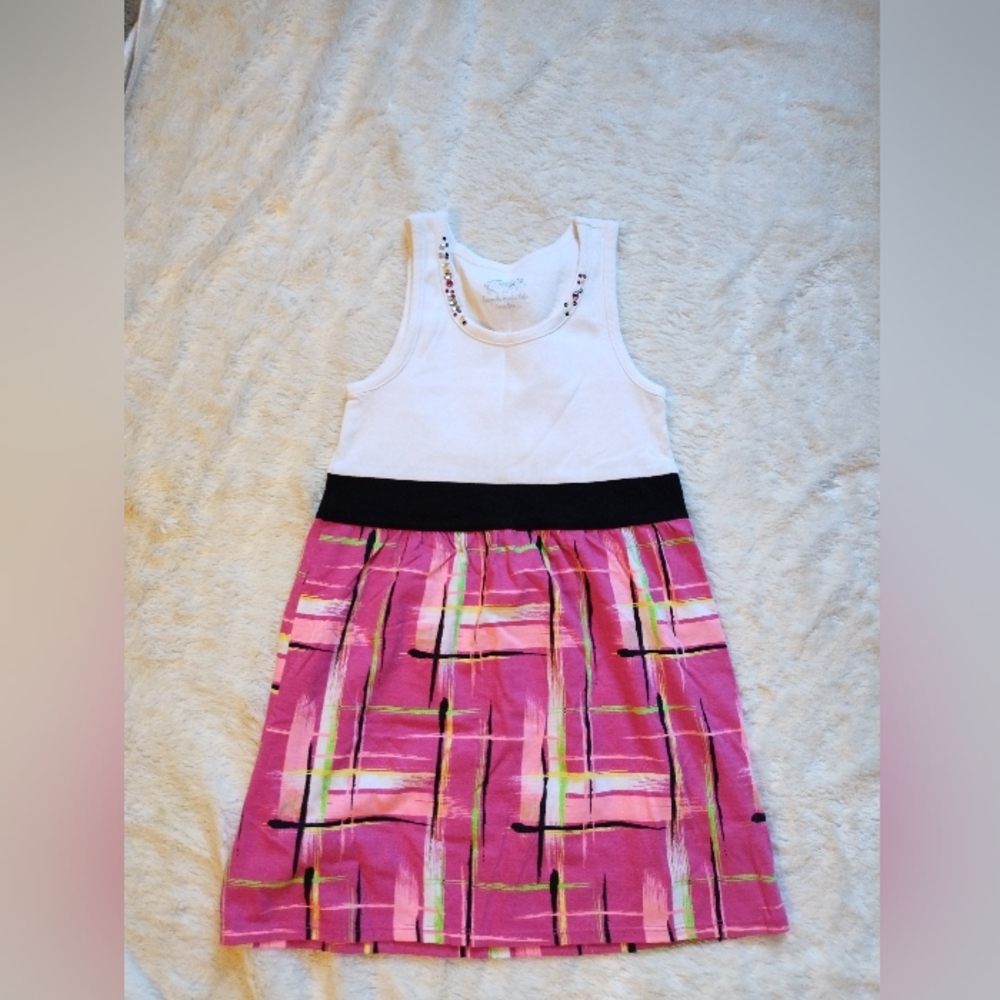 🎀 3/$20 Justice 💎 Bejeweled Tank Dress Size 14 Girls' XXL